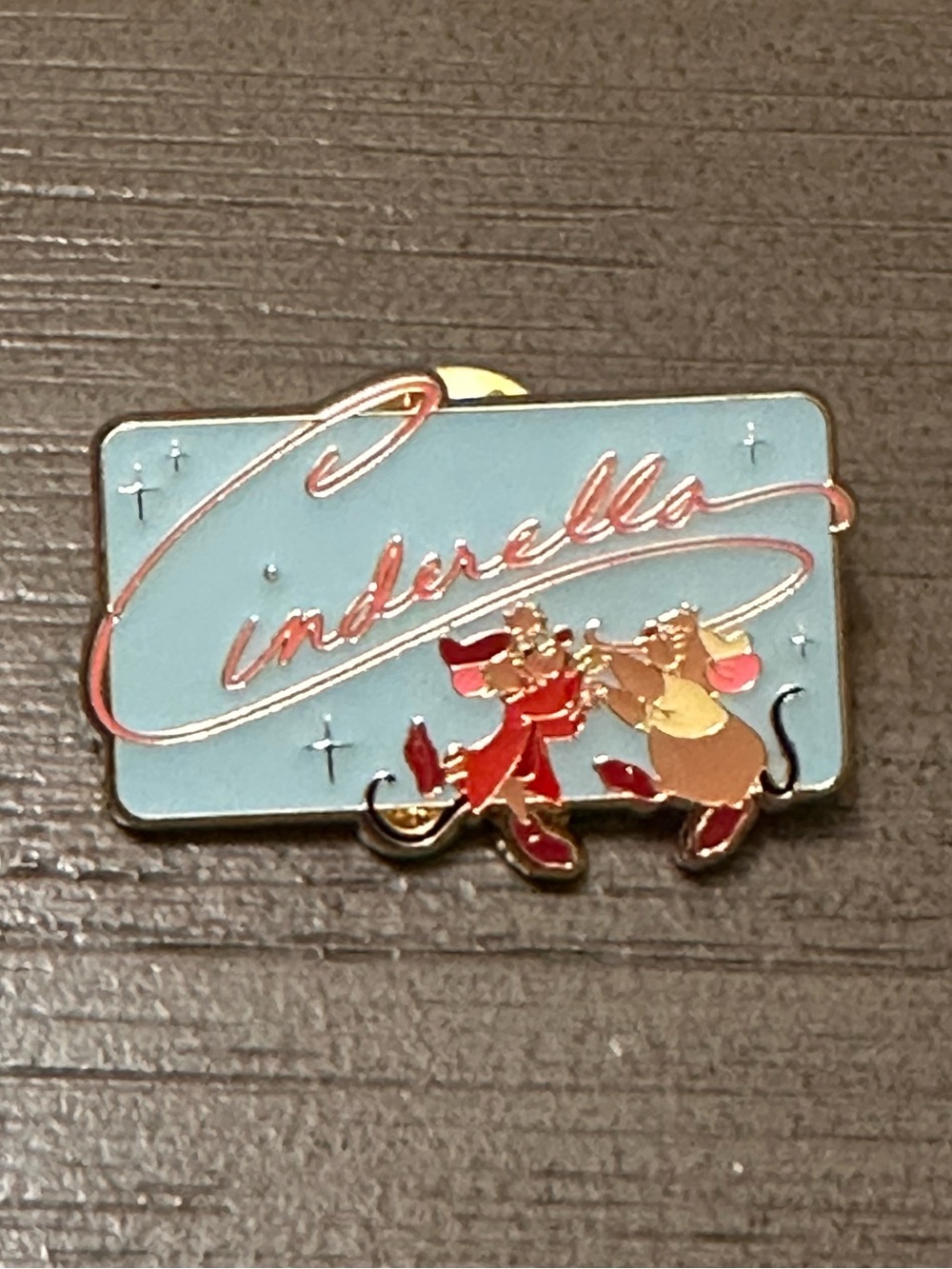 Cinderella Disney Princess Signature & Sidekicks Loungefly Pin - Jaq & Gus Gus